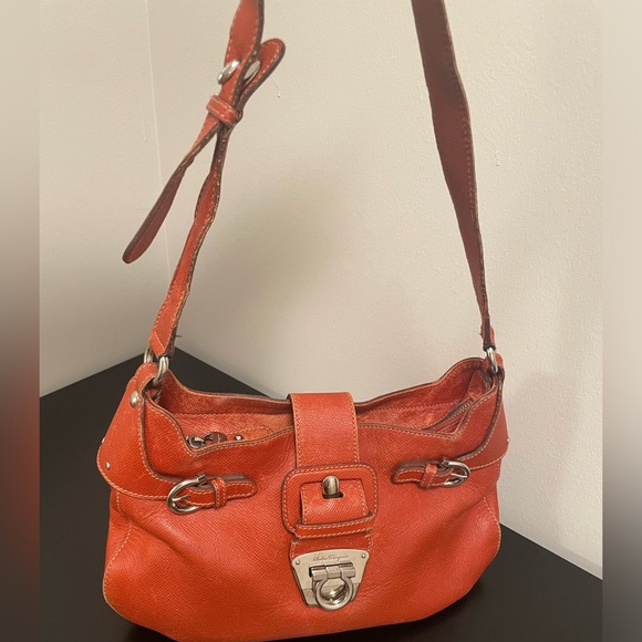 Salvatore Ferragamo burnt Orange vintage bag - Picture 3 of 10
